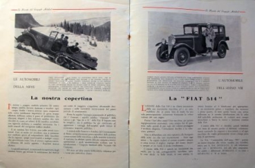 "La Rivista del Gargoyle" Mobiloil-Gasstation-Magazine 1930 two issues (6784)